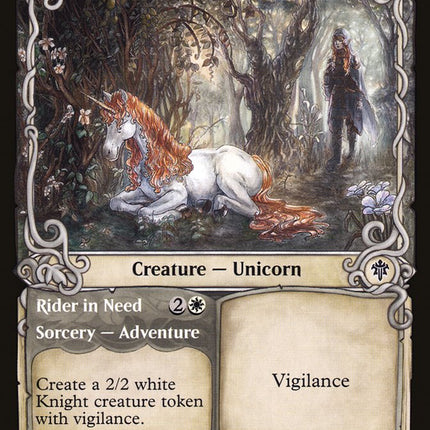 Lonesome Unicorn // Rider in Need (Showcase) [Throne of Eldraine]