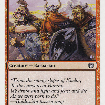 Balduvian Barbarians [Eighth Edition]