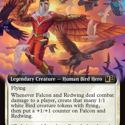 Falcon and Redwing (Extended Art) [Marvel Super Heroes Commander]