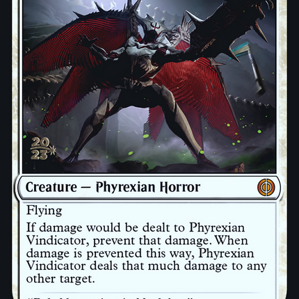 Phyrexian Vindicator [Phyrexia: All Will Be One Prerelease Promos]