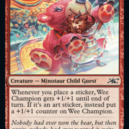 Wee Champion (Galaxy Foil) [Unfinity]