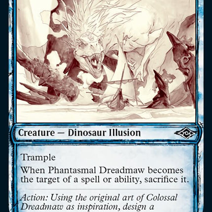 Phantasmal Dreadmaw (Sketch) [Modern Horizons 2]