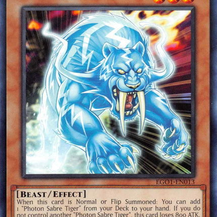 Photon Sabre Tiger [EGO1-EN013] Common