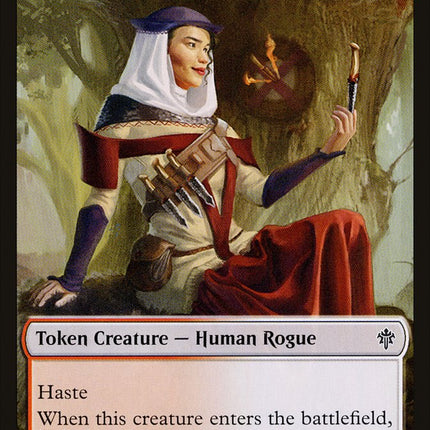 Human Rogue Token [Throne of Eldraine Tokens]
