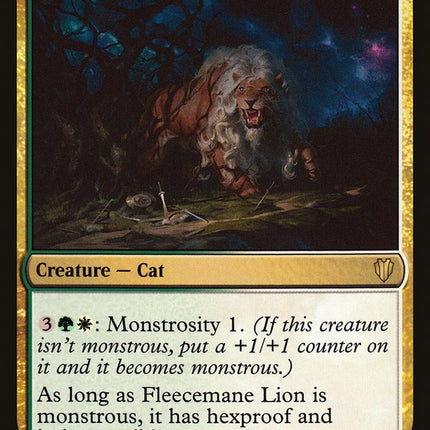 Fleecemane Lion [Commander 2017]