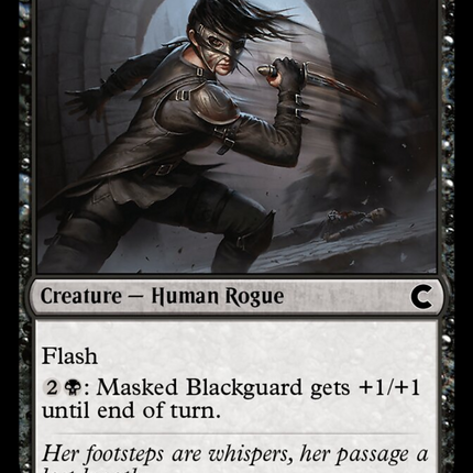 Masked Blackguard [Ravnica: Clue Edition]