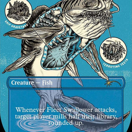 Fleet Swallower (Borderless Foil Etched) [Secret Lair Drop Series]