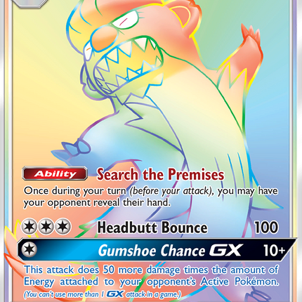 Gumshoos GX (157/149) [Sun & Moon: Base Set]