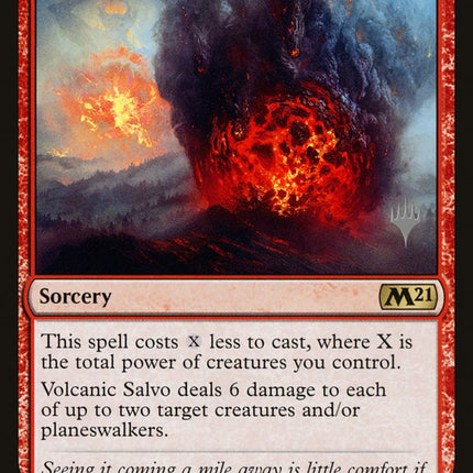 Volcanic Salvo (Promo Pack) [Core Set 2021 Promos]