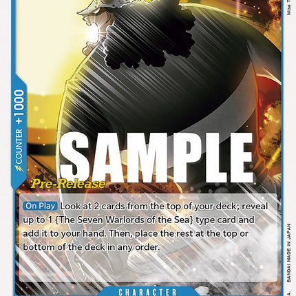 Bartholomew Kuma [Paramount War Pre-Release Cards]