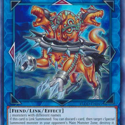 Knightmare Cerberus [FLOD-EN045] Super Rare