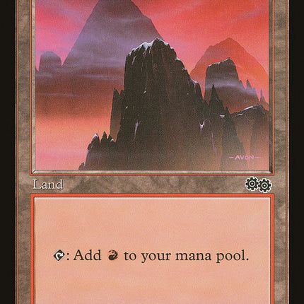 Mountain (344) [Urza's Saga]