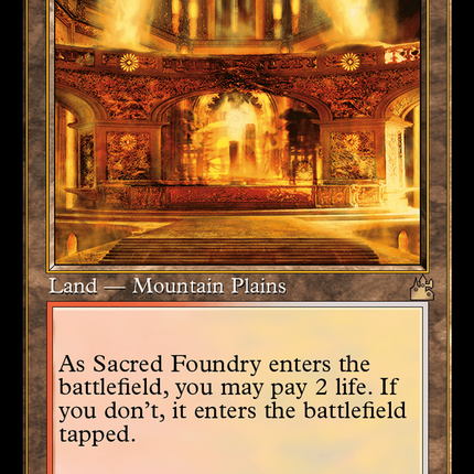 Sacred Foundry (Retro) [Ravnica Remastered]