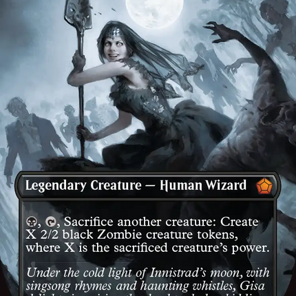 Ghoulcaller Gisa (Borderless) [Foundations Commander]