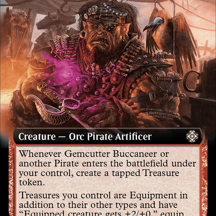 Gemcutter Buccaneer (Extended Art) [The Lost Caverns of Ixalan Commander]