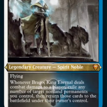 Brago, King Eternal (Etched) [Commander Legends]
