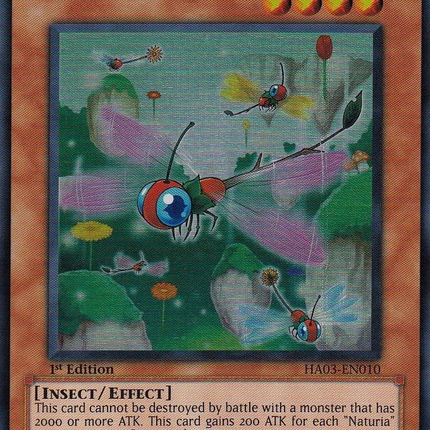 Naturia Dragonfly [HA03-EN010] Super Rare