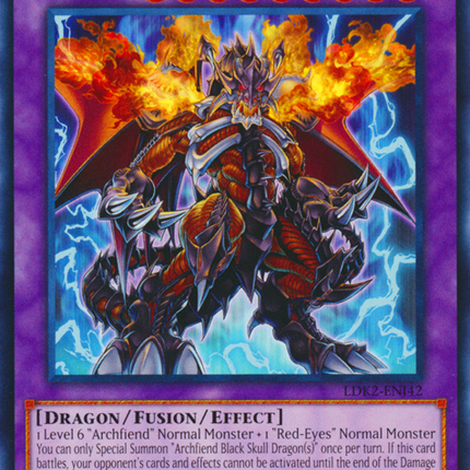 Archfiend Black Skull Dragon [LDK2-ENJ42] Common