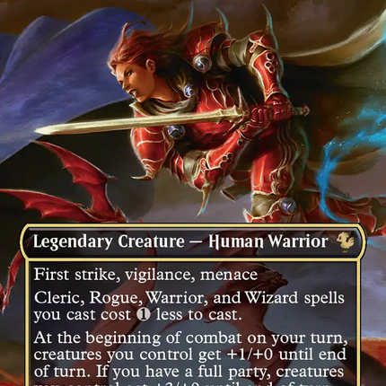 The Destined Warrior (Borderless) [FINAL FANTASY Commander]