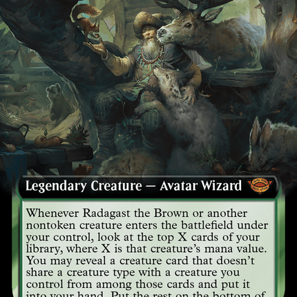 Radagast the Brown (Extended Art) (Surge Foil) [The Lord of the Rings: Tales of Middle-Earth]