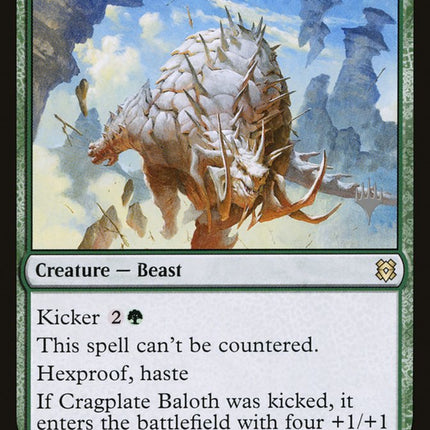 Cragplate Baloth (Promo Pack) [Zendikar Rising Promos]