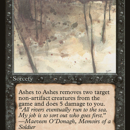 Ashes to Ashes [The Dark]