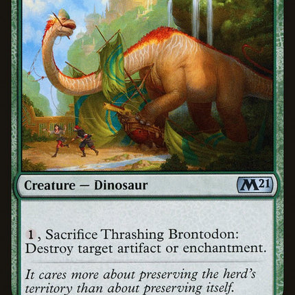 Thrashing Brontodon [Core Set 2021]
