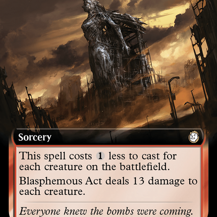 Blasphemous Act (Extended Art) (Surge Foil) [Fallout]