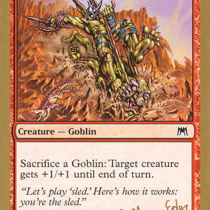 Goblin Sledder (Wolfgang Eder) [World Championship Decks 2003]
