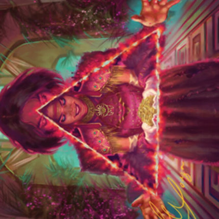 Seize the Spotlight Art Card (Gold-Stamped Signature) [Streets of New Capenna Art Series]