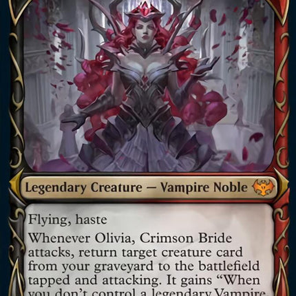 Olivia, Crimson Bride (Showcase Fang Frame) [Innistrad: Crimson Vow]