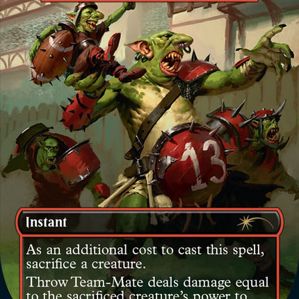 Throw Team-Mate - Fling (Borderless) [Secret Lair Drop Series]