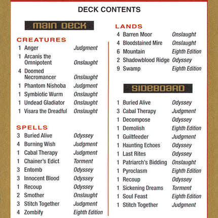 Peer Kroger Decklist [World Championship Decks 2003]
