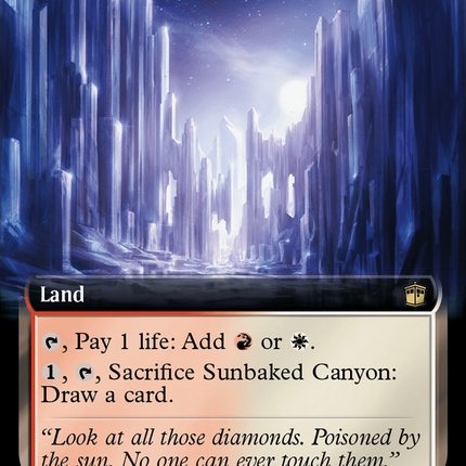 Sunbaked Canyon (Extended Art) (Surge Foil) [Doctor Who]