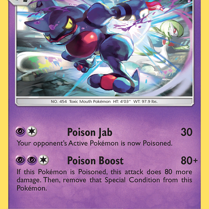 Toxicroak (55/147) [Sun & Moon: Burning Shadows]