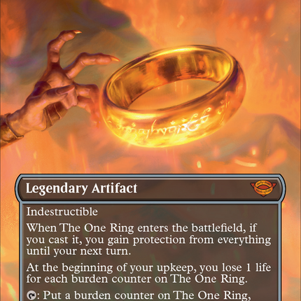 The One Ring (Borderless Alternate Art) [The Lord of the Rings: Tales of Middle-Earth]
