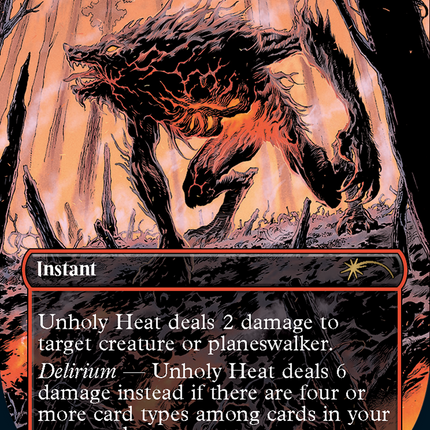 Unholy Heat (Borderless) [Secret Lair Showdown]