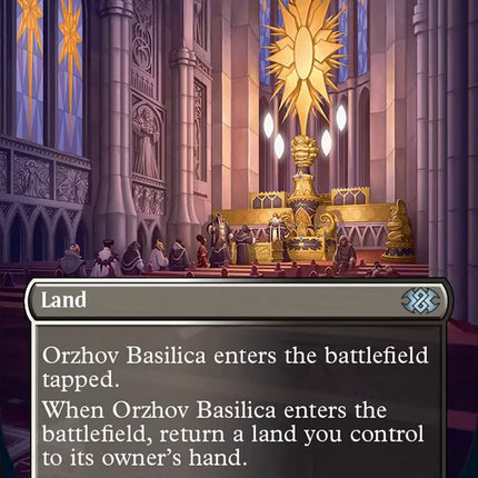 Orzhov Basilica (Borderless Alternate Art) [Double Masters 2022]