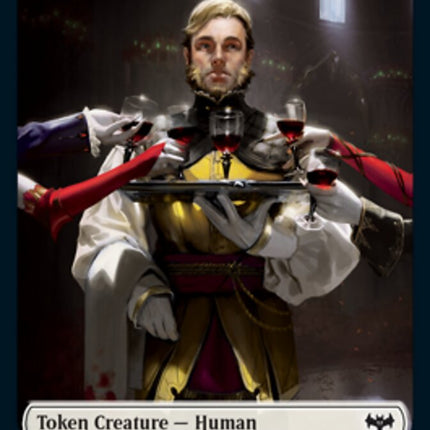 Human (001) // Wolf (014) Double-Sided Token [Innistrad: Crimson Vow Tokens]