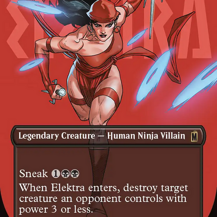 Elektra, Daughter of the Hand (Borderless) (366) [Marvel Super Heroes]