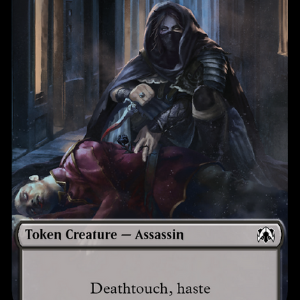 Assassin // Knight (10) Double-Sided Token [March of the Machine Commander Tokens]