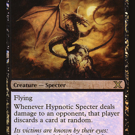 Hypnotic Specter (Premium Foil) [Tenth Edition]
