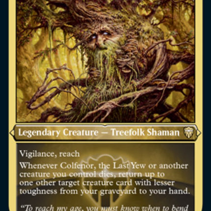 Colfenor, the Last Yew (Etched) [Commander Legends]