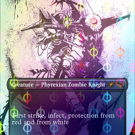 Phyrexian Crusader (Borderless Ichor Step-and-Compleat Foil) [Secret Lair Drop Series]
