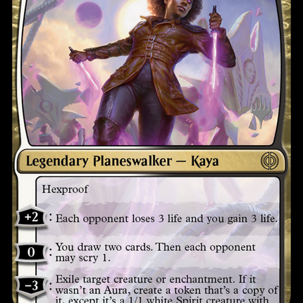 Kaya, Intangible Slayer (Promo Pack) [Phyrexia: All Will Be One Promos]