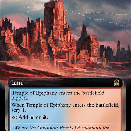 Temple of Epiphany (Extended Art) (Surge Foil) [Doctor Who]