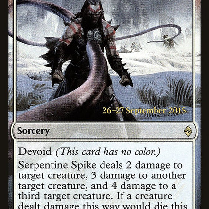 Serpentine Spike [Battle for Zendikar Prerelease Promos]