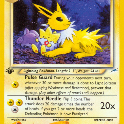 Light Jolteon (48/105) [Neo Destiny 1st Edition]