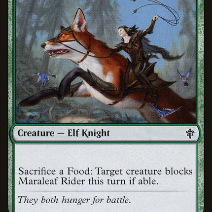 Maraleaf Rider [Throne of Eldraine]
