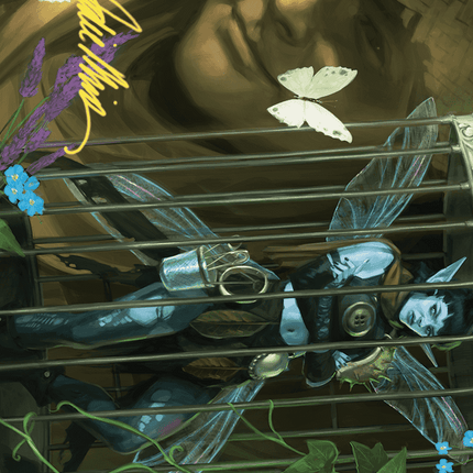 Cooped Up Art Card (Gold-Stamped Signature) [Wilds of Eldraine Art Series]